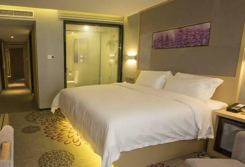 キングサイズベッドのデラックスルーム, Lavande Hotel Huizhou Nan Station Wanda Square