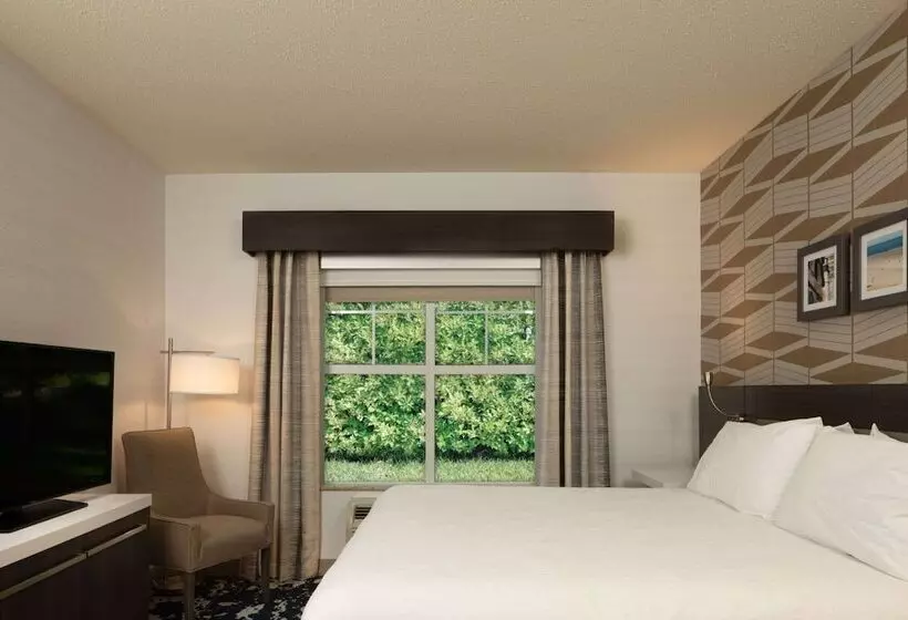 キングサイズベッドのスイートルーム, Hilton Garden Inn Freeport Downtown