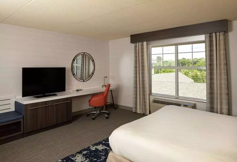 キングサイズベッドのデラックスルーム, Hilton Garden Inn Freeport Downtown