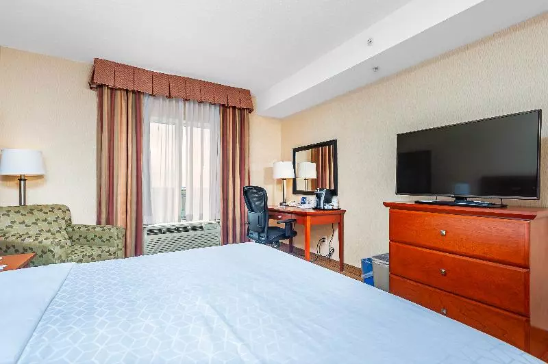 キングサイズベッドのスタンダードルーム, Holiday Inn Express Hotel & Suites Clarington   Bowmanville, An Ihg