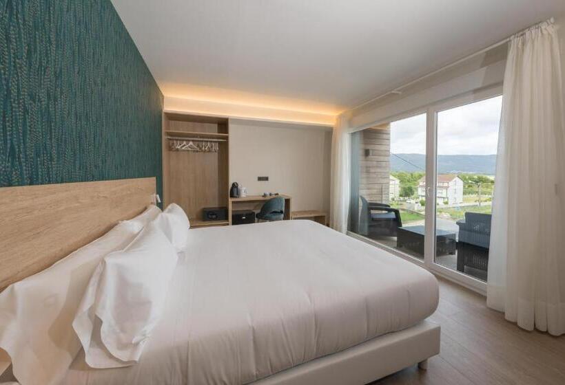 디럭스 테라스 룸 바다 전망, Spa Meiga Do Mar