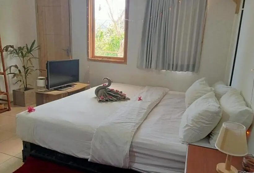 キングサイズベッドのスタンダードルーム, Lotide Surf Camps Lombok