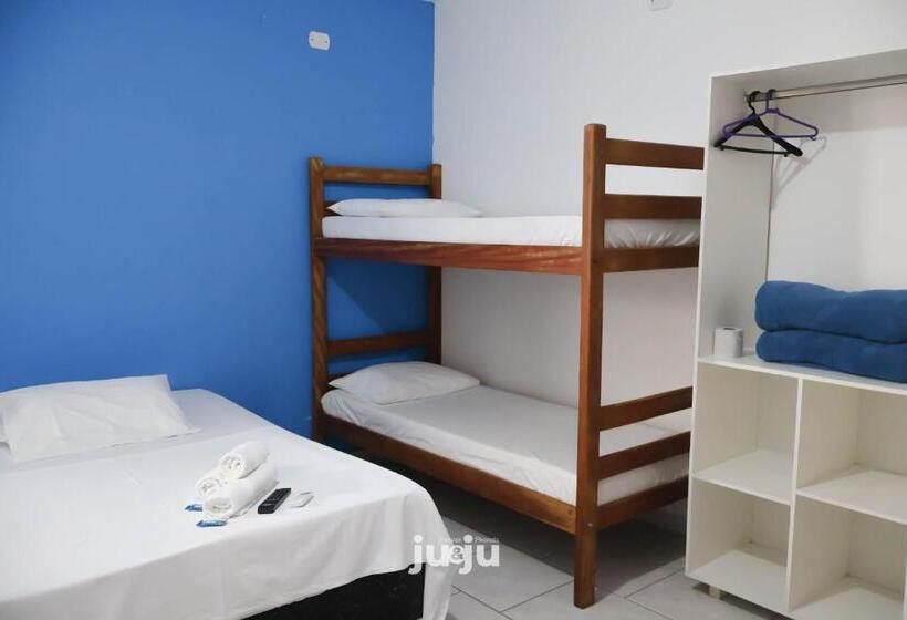 غرفة عائلية, Pousada Ju&ju à 400 Mts Da Praia