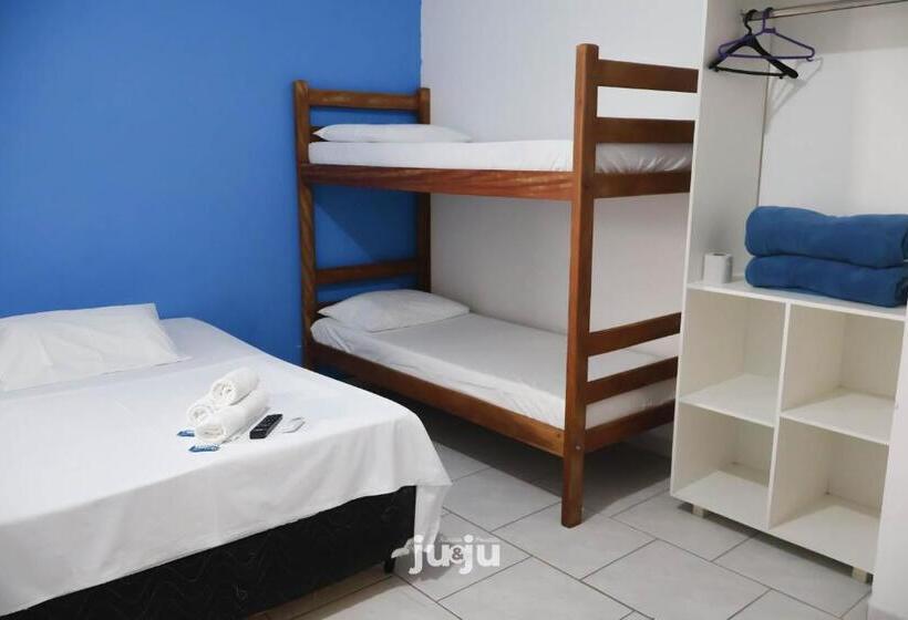 غرفة عائلية, Pousada Ju&ju à 400 Mts Da Praia