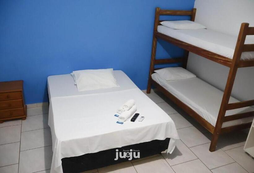 غرفة عائلية, Pousada Ju&ju à 400 Mts Da Praia