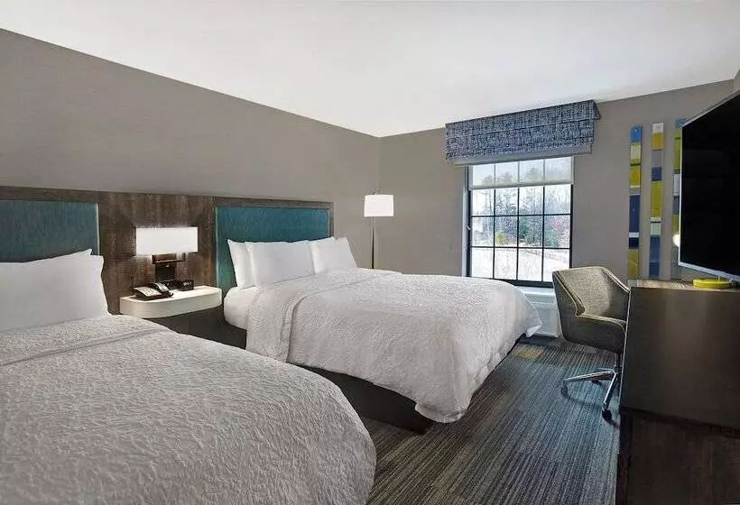 ２ダブルベッドのスタンダードルーム, Hampton Inn Westfield