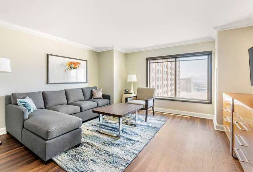 Büyük Çift Kişilik Yataklı Süit, Hilton Shreveport