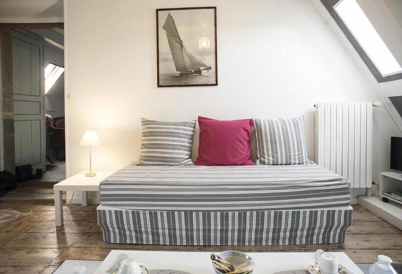 סוויטה משפחתית, Les Chambres Du Château Du Rozel