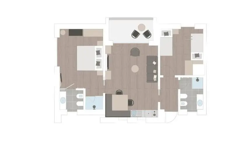 景色の見える一ベッドルームアパートメント, Lamonte Premium Apartments By Feuerstein