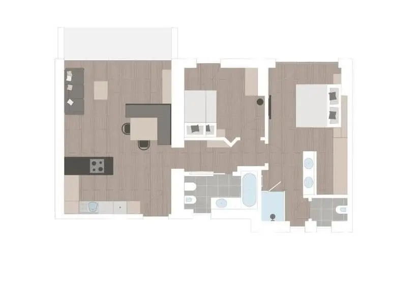 1ベッドルームのデラックスアパートメント, Lamonte Premium Apartments By Feuerstein