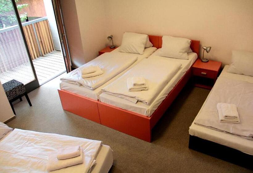 Четырехместный Номер Стандарт с Балконом, U Tří Volů