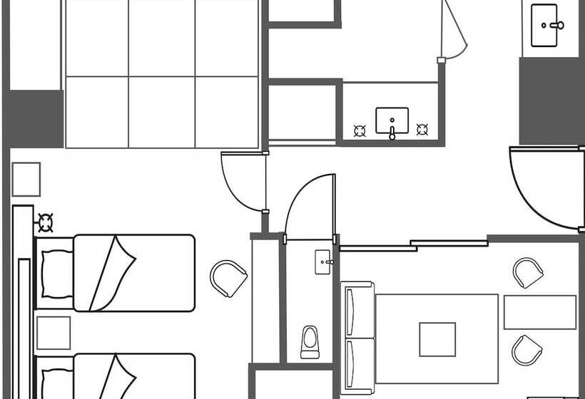 침실 1개 프리미엄 아파트, Citadines Karasuma Gojo Kyoto