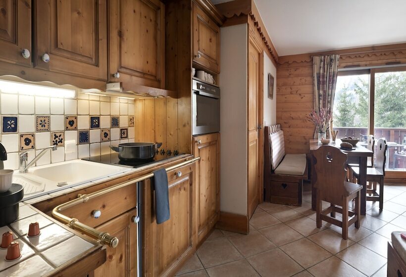 带2个卧室的公寓, Residence Les Fermes De Meribel Maeva Home