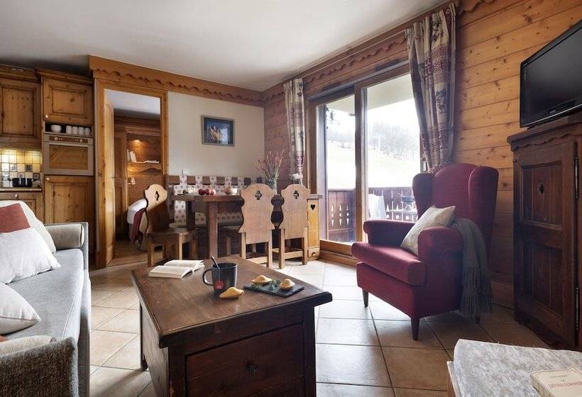 带2个卧室的公寓, Residence Les Fermes De Meribel Maeva Home
