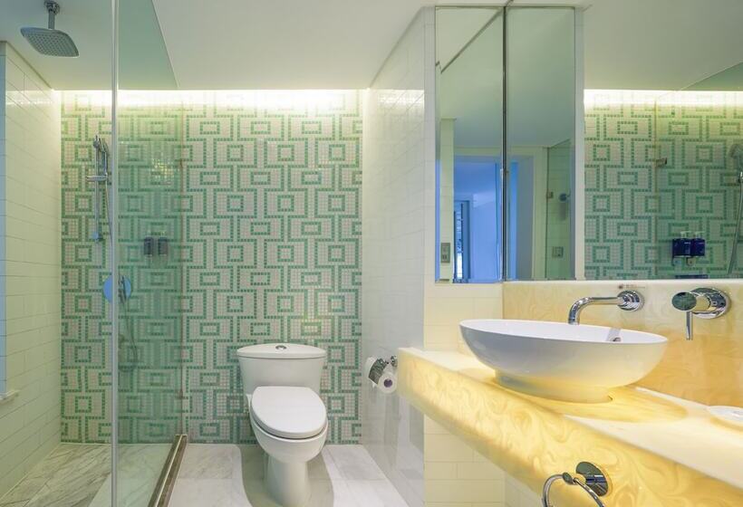 Quarto Deluxe Vista Cidade, Dorsett Shanghai