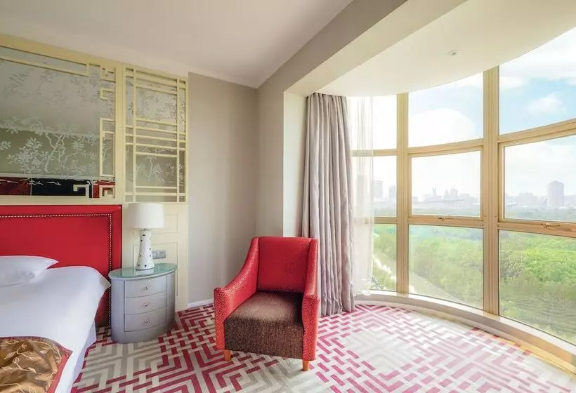 パークビューのデラックスルーム, Dorsett Shanghai