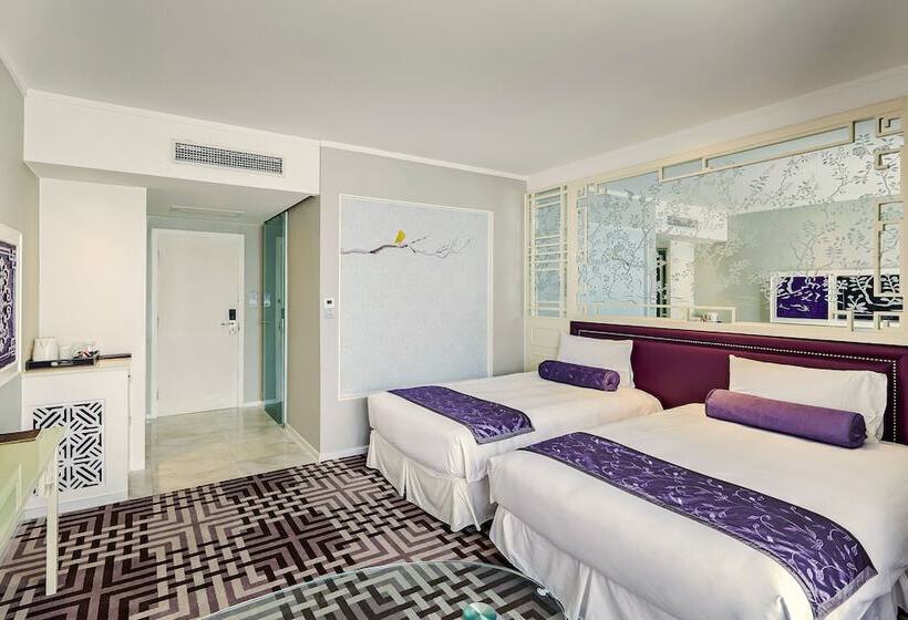 Quarto Deluxe Vista Cidade, Dorsett Shanghai