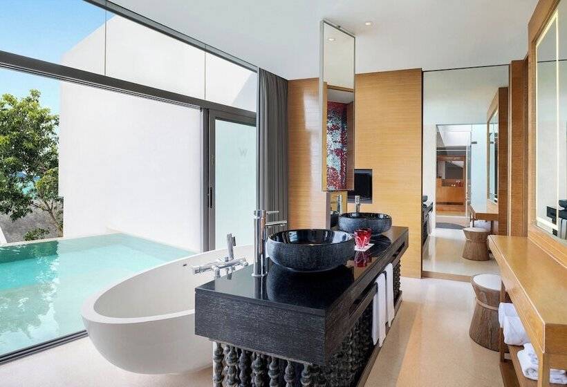 فيلا غرفة نوم واحدة مطلّة علي البحر, W Koh Samui