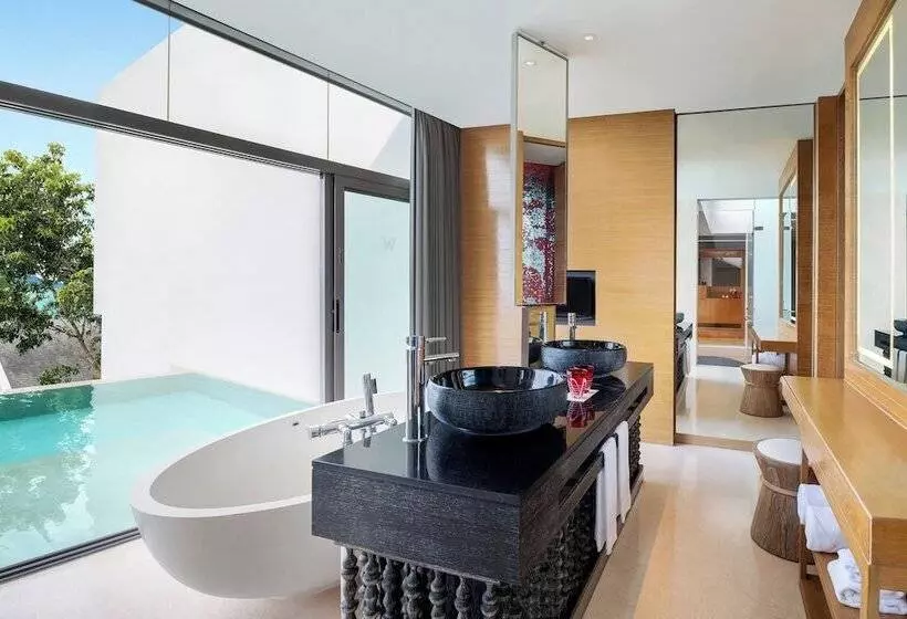 オーシャンビューの１ベッドルームビラ, W Koh Samui