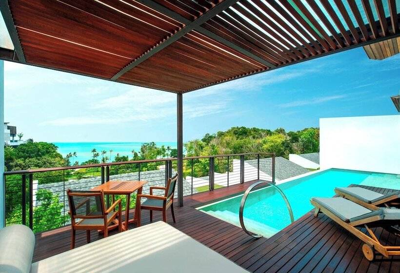 فيلا غرفة نوم واحدة مطلّة علي البحر, W Koh Samui