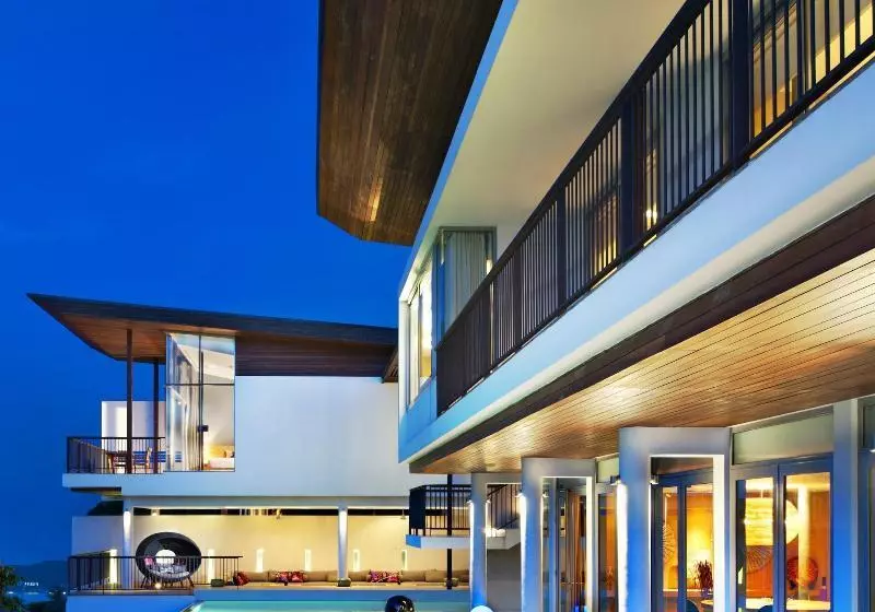 オーシャンビューの１ベッドルームビラ, W Koh Samui