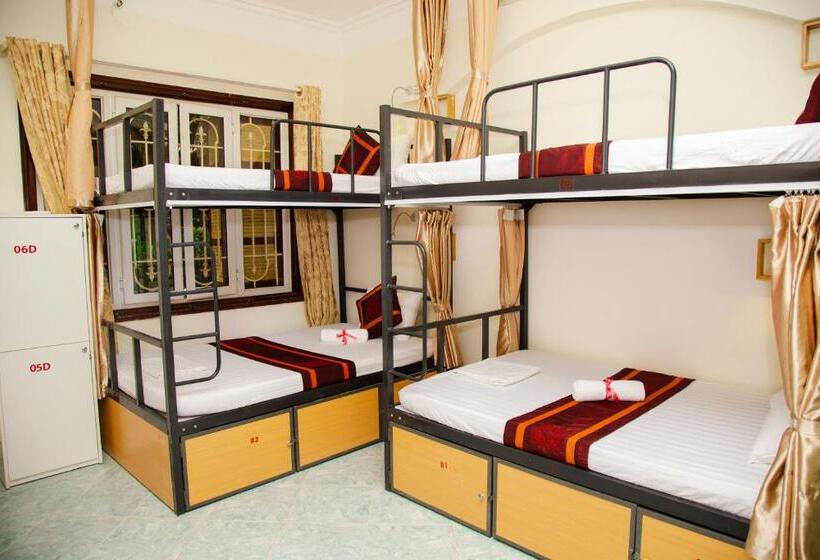 تختخواب در اتاق مشترک, Hanoi City Backpackers Hostel