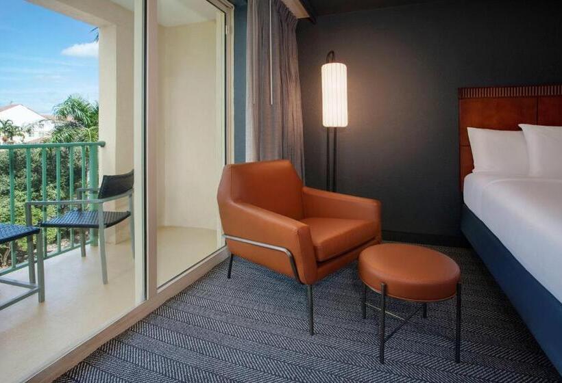 חדר סטנדרט עם מרפסת, Courtyard Fort Lauderdale Sw Miramar