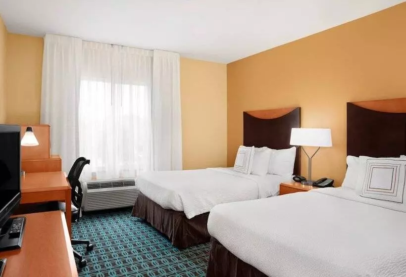 ２ダブルベッドのスタンダードルーム, Fairfield Inn And Suites By Marriott Saint Augustine I 95