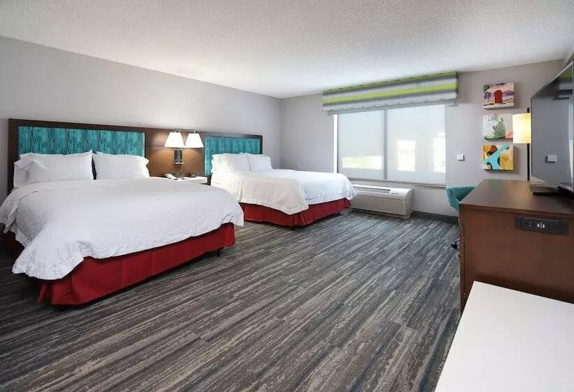 2ダブルベッドのスタンダードルーム, Hampton Inn & Suites Tucson East/williams Center