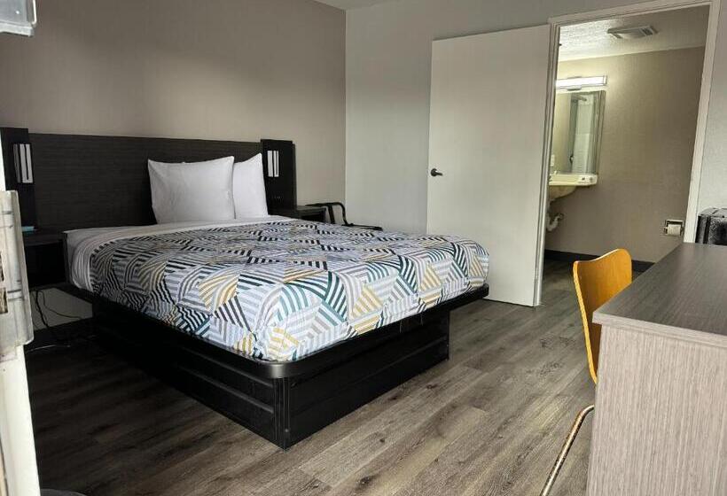 חדר סטנדרט מותאם לאדם עם מוגבלויות, Motel 6 Bradenton, Fl