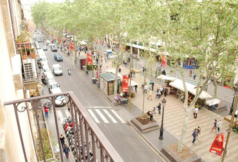 اتاق استاندارد با چشم‌انداز, Hostal Las Flores Ramblas