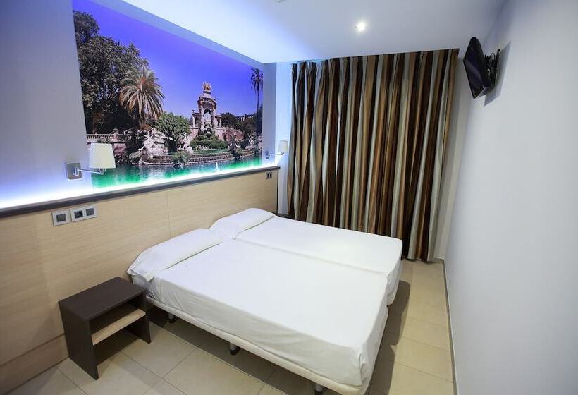 اتاق استاندارد با چشمانداز, Hostal Las Flores Ramblas