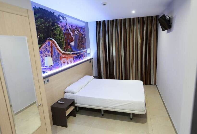اتاق استاندارد با چشم‌انداز, Hostal Las Flores Ramblas