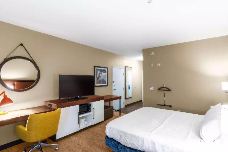 キングサイズベッドのスタンダードルーム, Hampton Inn Laramie