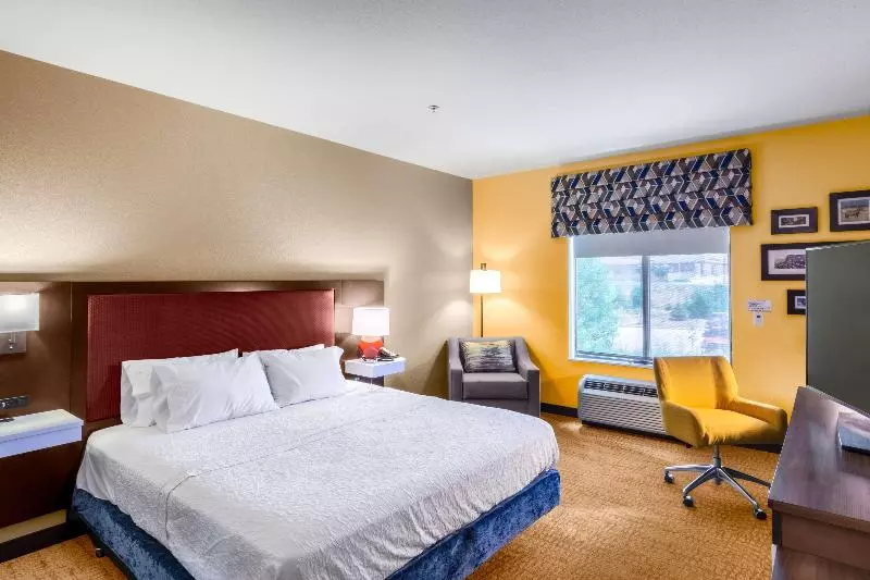 キングサイズベッドのスタンダードルーム, Hampton Inn Laramie