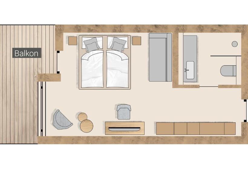 컴포트 룸, Wirthshof Hotel & Chalets