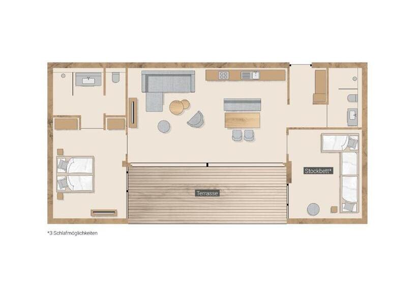 Шале 1 Спальня, Wirthshof Hotel & Chalets