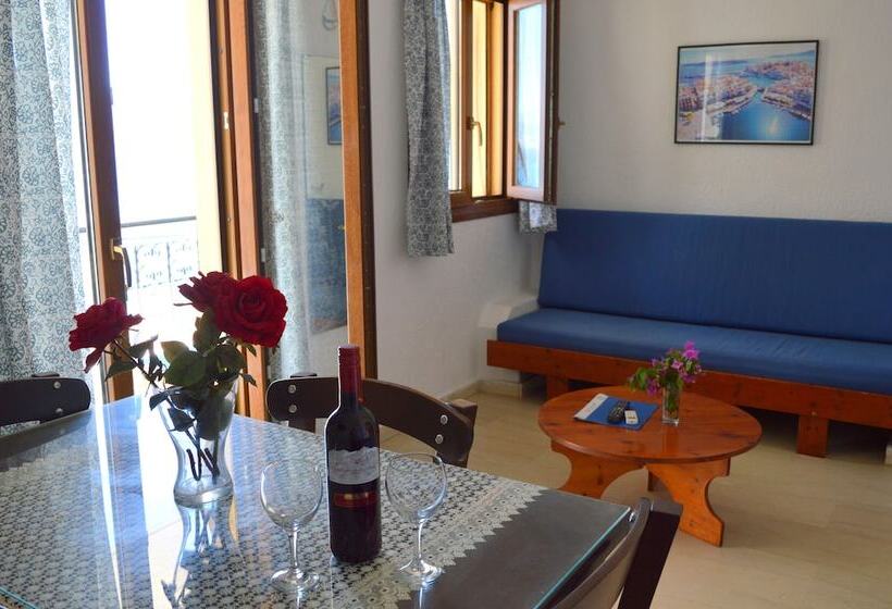 شقة سوبيريور غرفة نوم واحدة مطلّة علي البحر, Mantraki Hotel Apartments