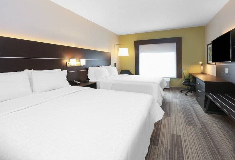 带2个双人床的标准工作室, Holiday Inn Express Hotel & Suites Woodhaven, An Ihg