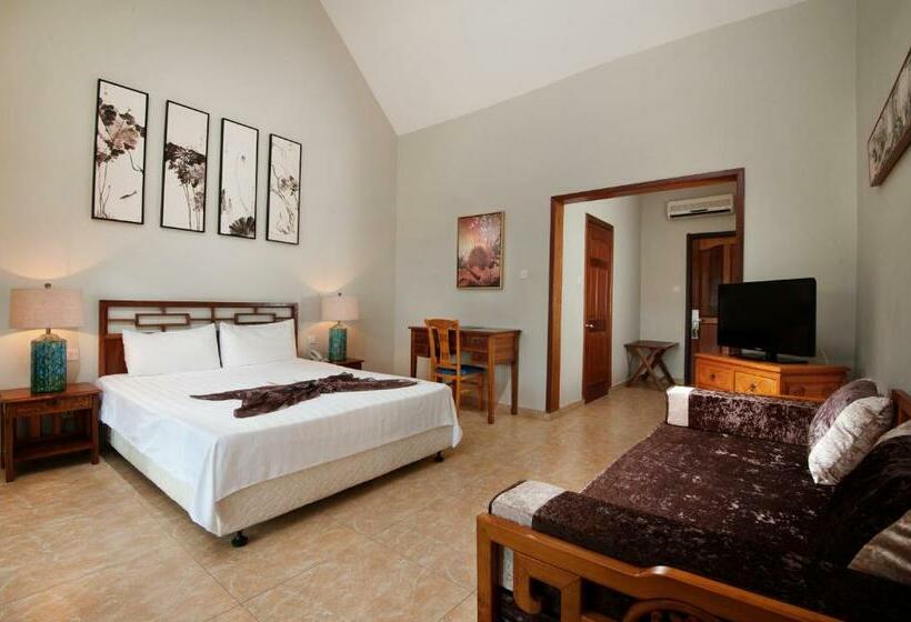 اتاق استاندارد با چشم‌انداز باغ, Le Palmiste Resort & Spa
