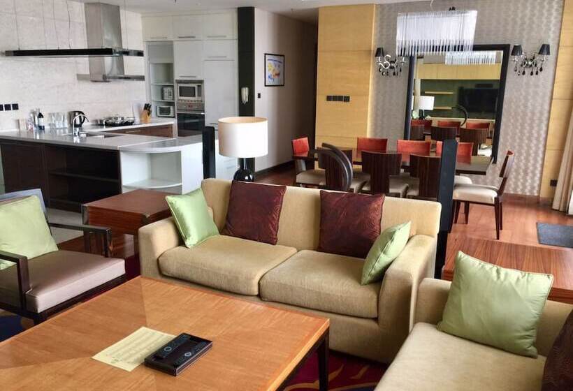 침실 3개 아파트, The Sandalwood, Beijing  Marriott Executive Apartments