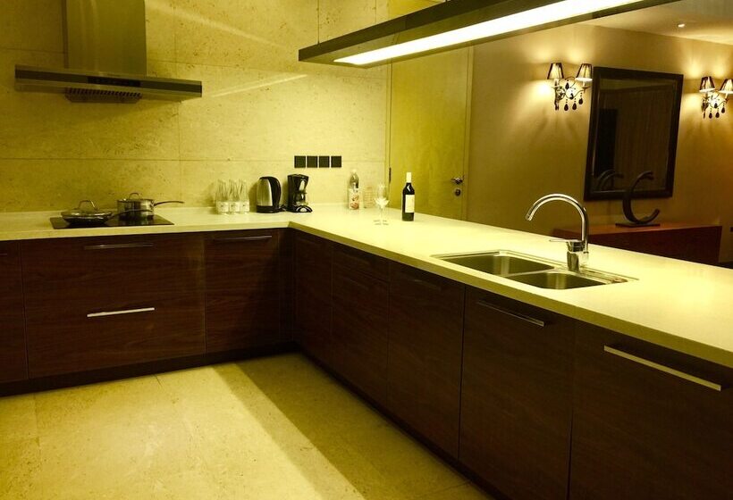３ベッドルームアパートメント, The Sandalwood, Beijing  Marriott Executive Apartments