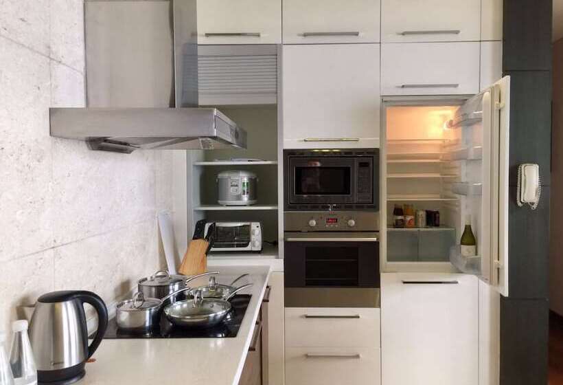 침실 3개 아파트, The Sandalwood, Beijing  Marriott Executive Apartments