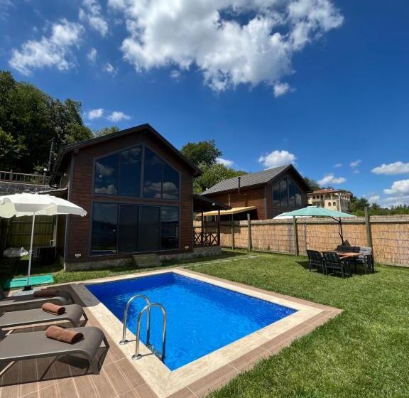 套房配有游泳池, Woodlodge Country Sapanca