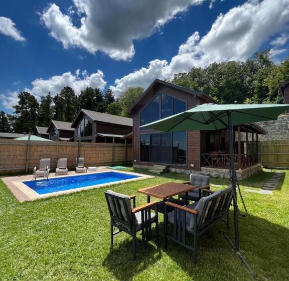 套房配有游泳池, Woodlodge Country Sapanca