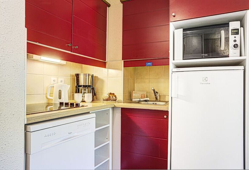 شقة غرفة واحدة, Résidence Pierre & Vacances Pyrenees 2000 Le Séquoia