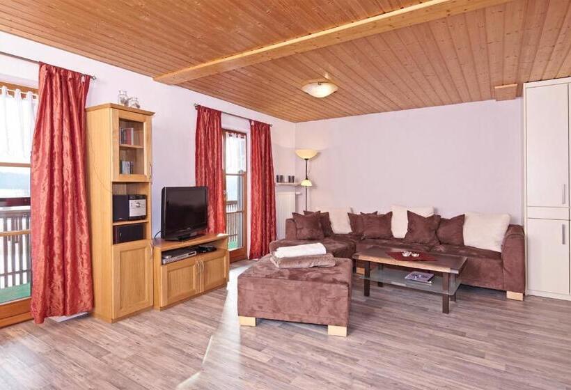 דירה בת חדר שינה 1 עם מרפסת, Ferienhof Dirnberg