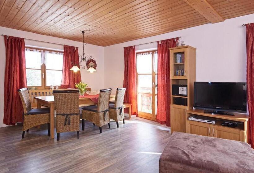 דירה בת חדר שינה 1 עם מרפסת, Ferienhof Dirnberg