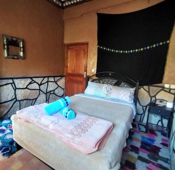 اتاق استاندارد با چشم‌انداز باغ, Auberge Restaurant Tizgui