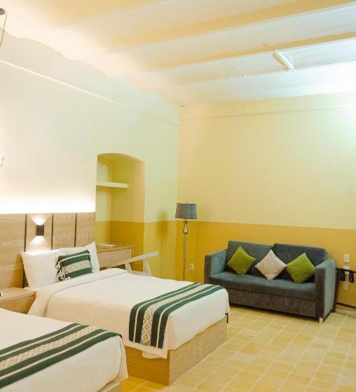 غرفة ديلوكس مزودة بشرفة, Casona Oaxaca